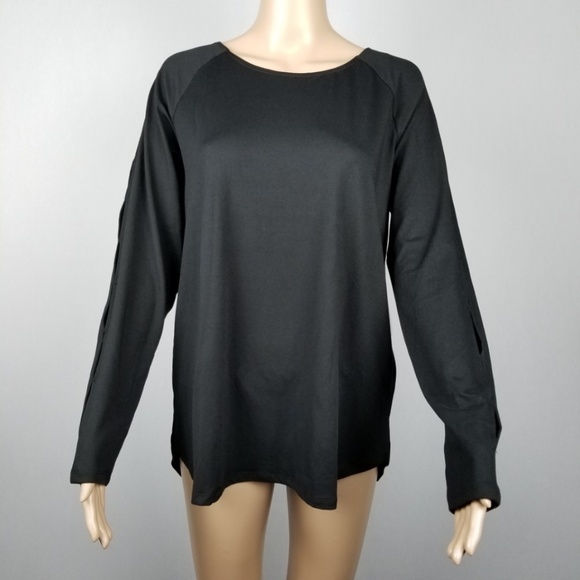 Premise Studio Tops - Premise Studio Long Sleeve Top - Black - Size L